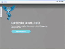 Tablet Screenshot of lincolnwaychiropractic.com